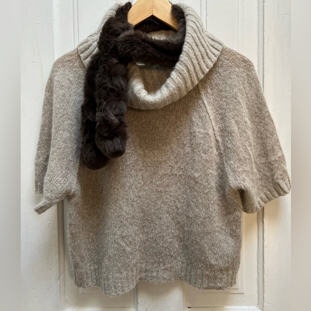 Cashmere 360 cowl neck sweater size S